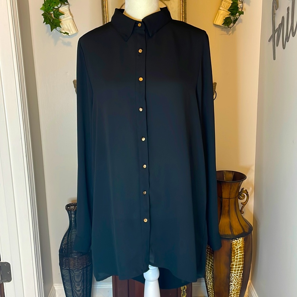 Forever 21 Blouse Black L